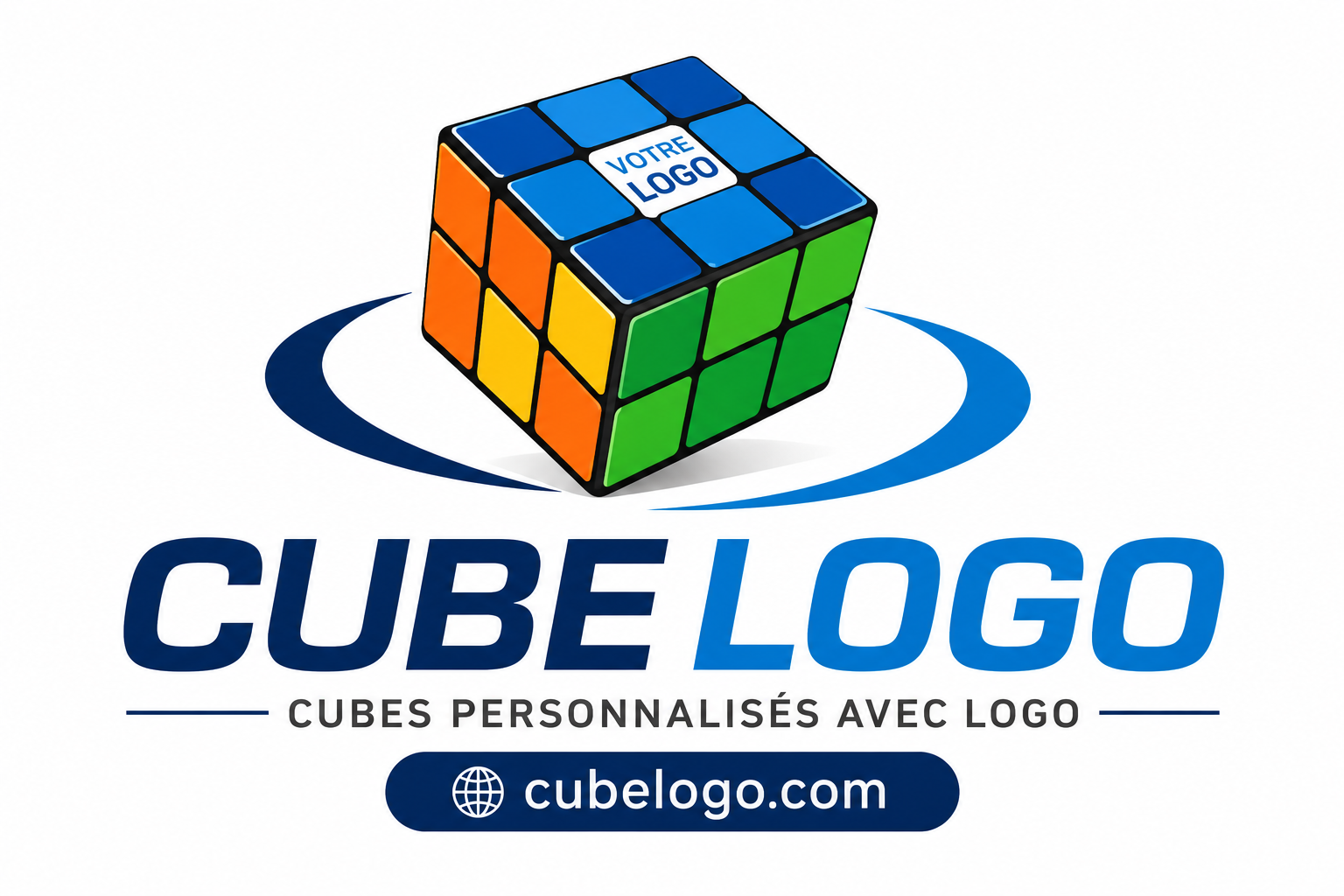 Cube personnalisé avec logo | CubeLogo.com