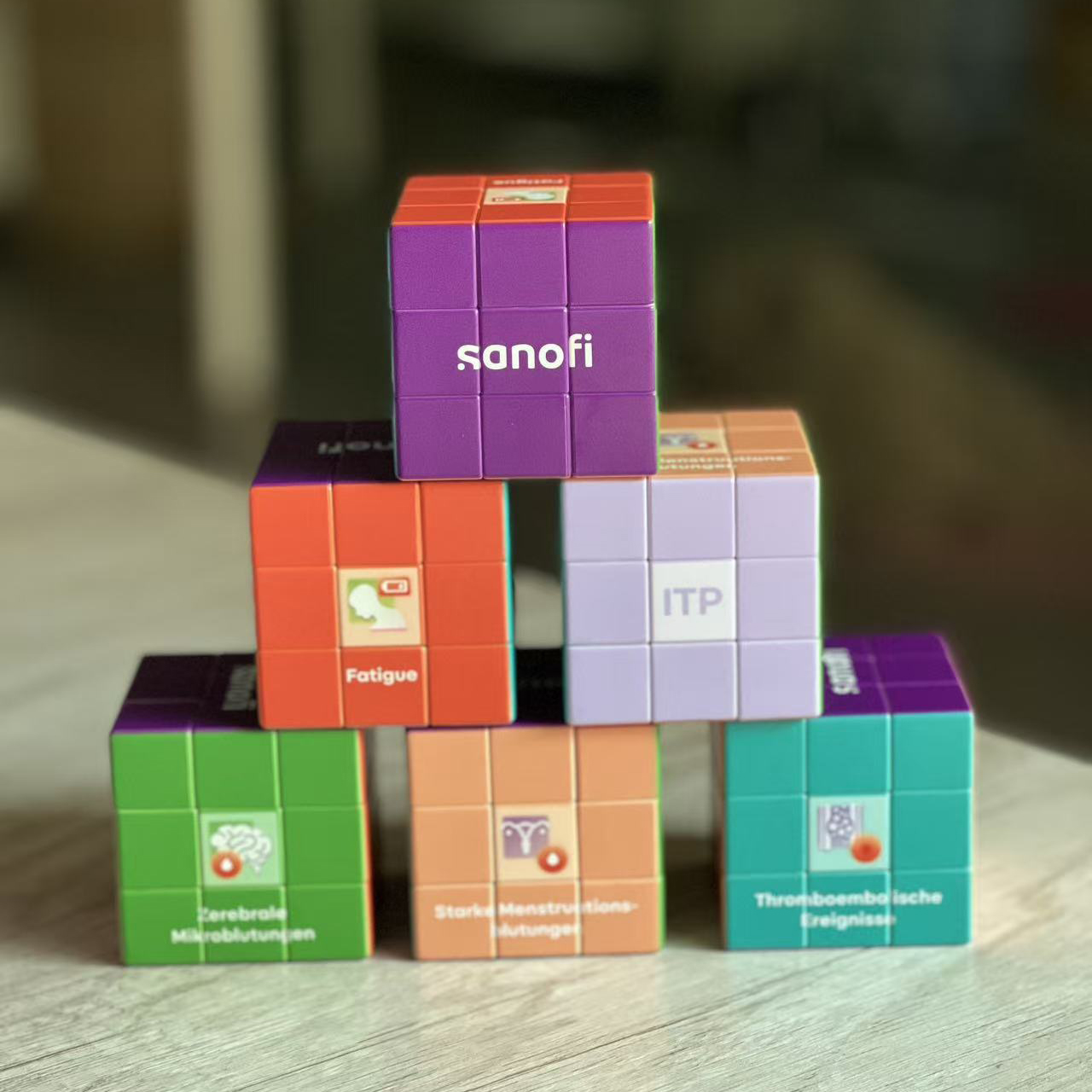 Cube personnalisé avec logo