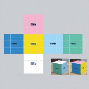 Cube de réflexion personnalisé avec logo d'entreprise