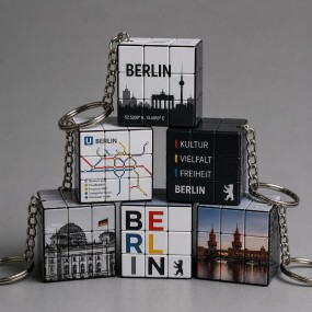 Porte-clés Cube magique personnalisé – Objet publicitai...