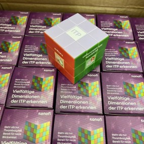 Cube 3x3 personnalisé avec logo en impression couleur