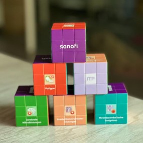 Cube magique personnalisé avec logo pour entreprise