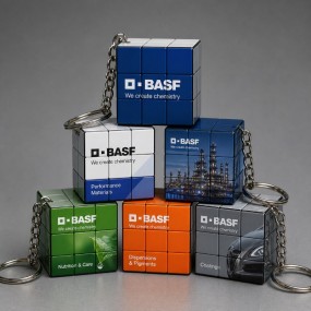 Faire personnaliser un porte-clés Cube magique avec log...