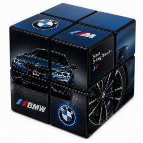 Cube magique 2x2 avec logo imprimé