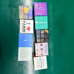Rubik's Cube 3x3 personnalisé avec logo